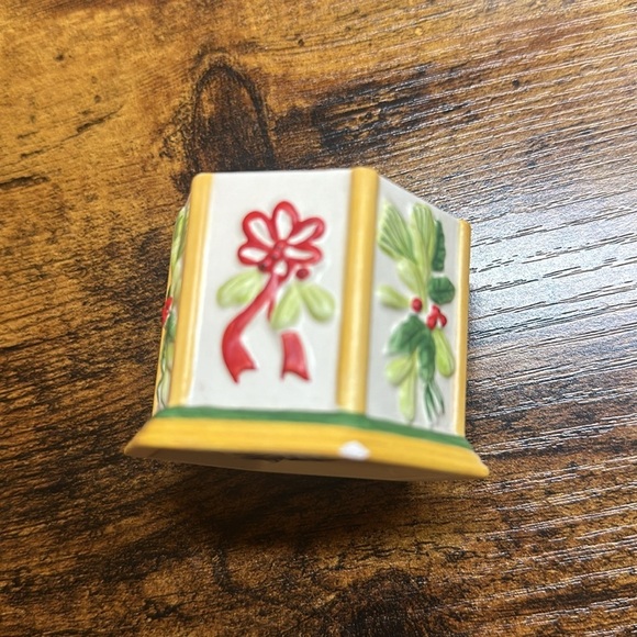 2003 Lenox Winter Greetings Everyday‎ Cardinal Stackable Salt & Pepper Shakers - Picture 7 of 8